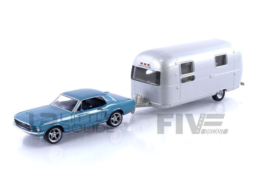 NOREV 1/43 – FORD Mustang with Trailer Airstream – 1968 - Five Diecast