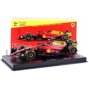 BBURAGO 1/43 - FERRARI F1-75 - Italy Monza GP 2022 (C. Sainz)
