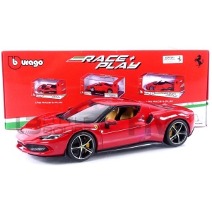 BBURAGO 1/18 - FERRARI 296 GTB Hybrid 380HP V6 - 2021