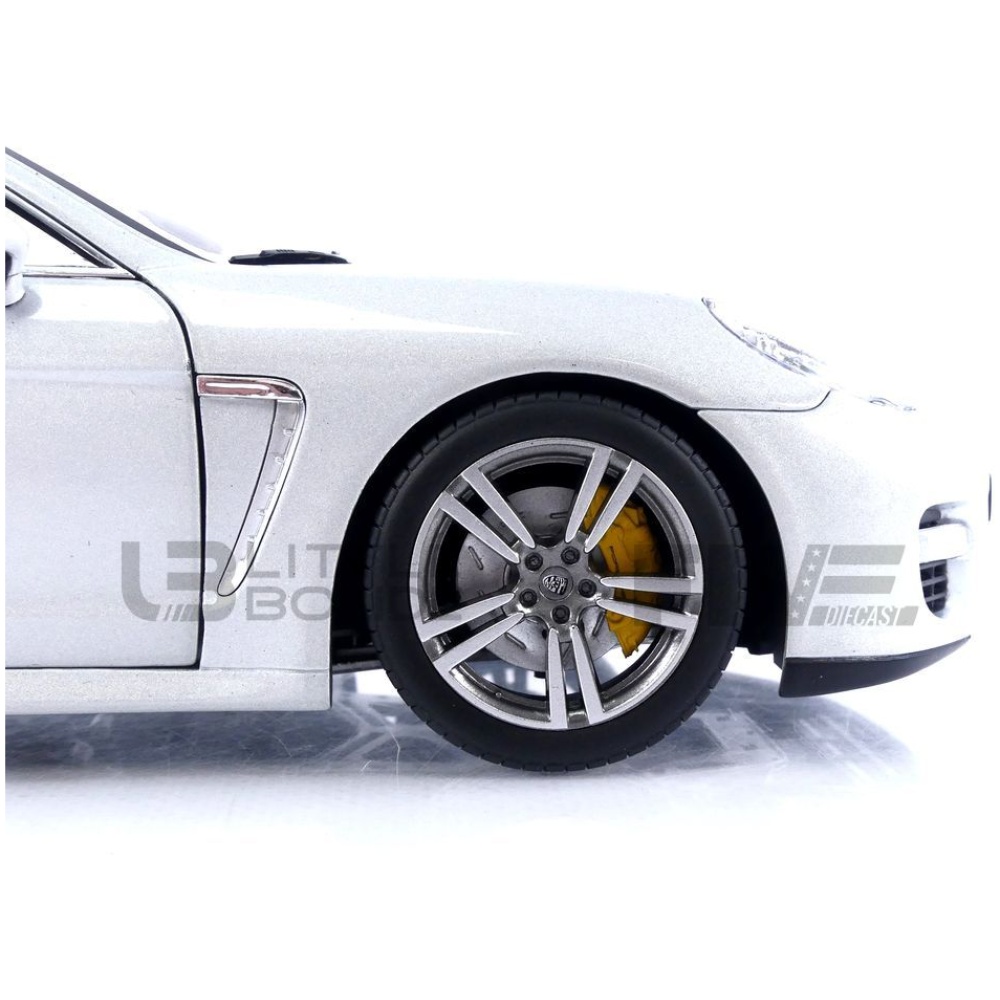 2009 Porsche Panamera Turbo Silver Metallic 1/18 Diecast Model Car By Norev  : Target