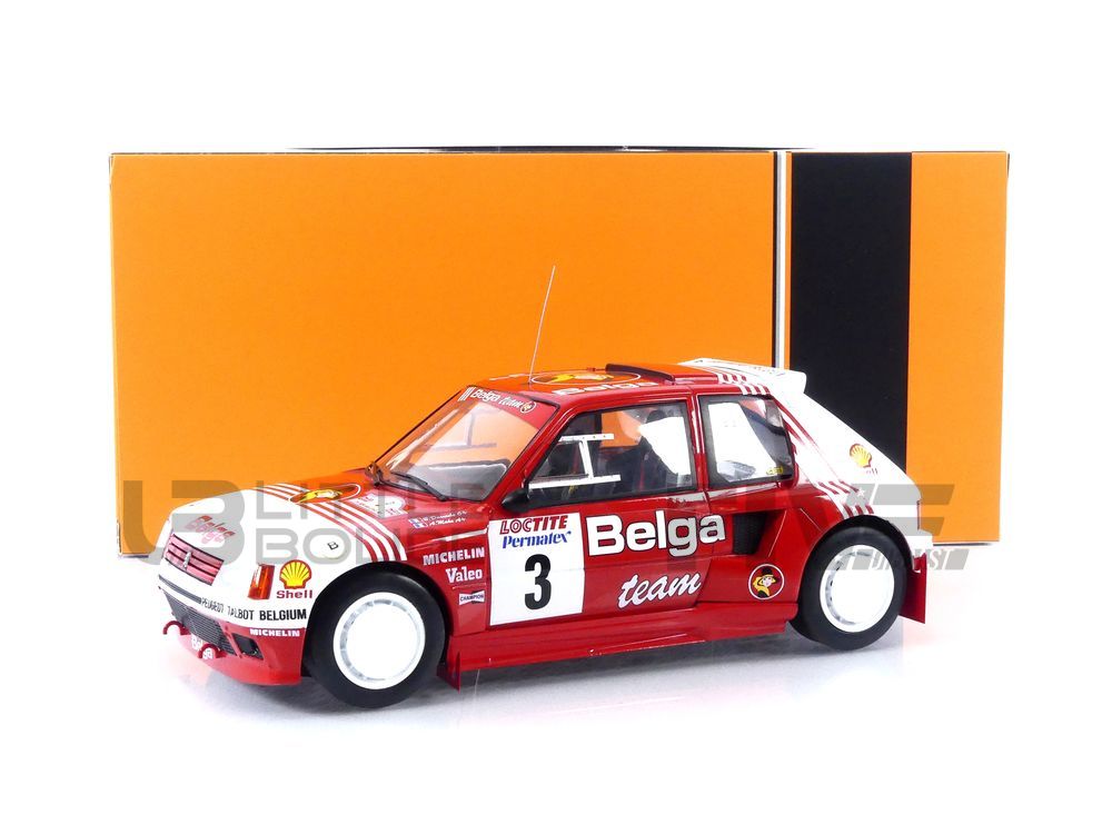 IXO 1/18 – PEUGEOT 205 T16 – Rallye Ypres 1985 - Five Diecast
