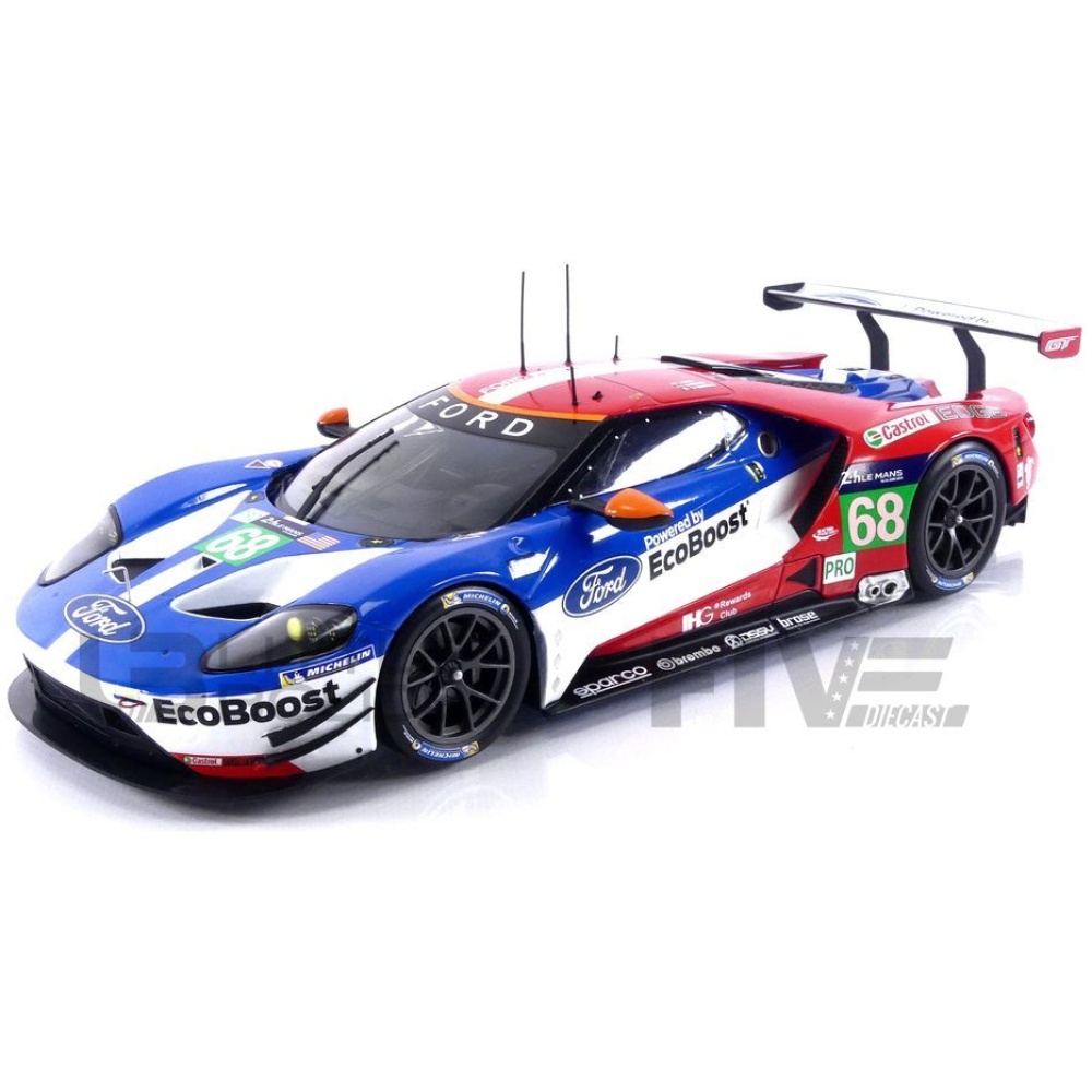 IXO 1/18 – FORD GT – Winner LMGTE Pro Class Le Mans 2016 - Five 