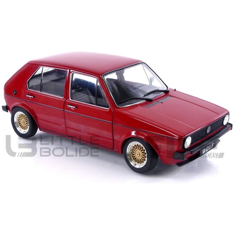 Solido Cars 1983 Volkswagen Golf L Black 1/18 Diecast Model Car by Solido  S1800209