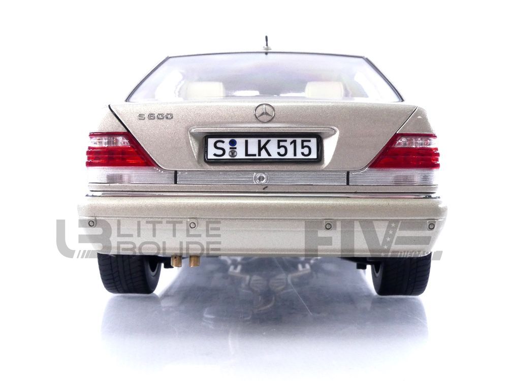 NOREV 1:18 Mercedes Benz S600 1997 alloy full drive lcar model(In Stock)