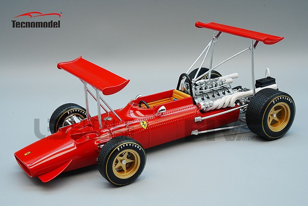 TECNOMODEL MYTHOS 1/18 – FERRARI 312 F1 – Test Modena Driven 1969 
