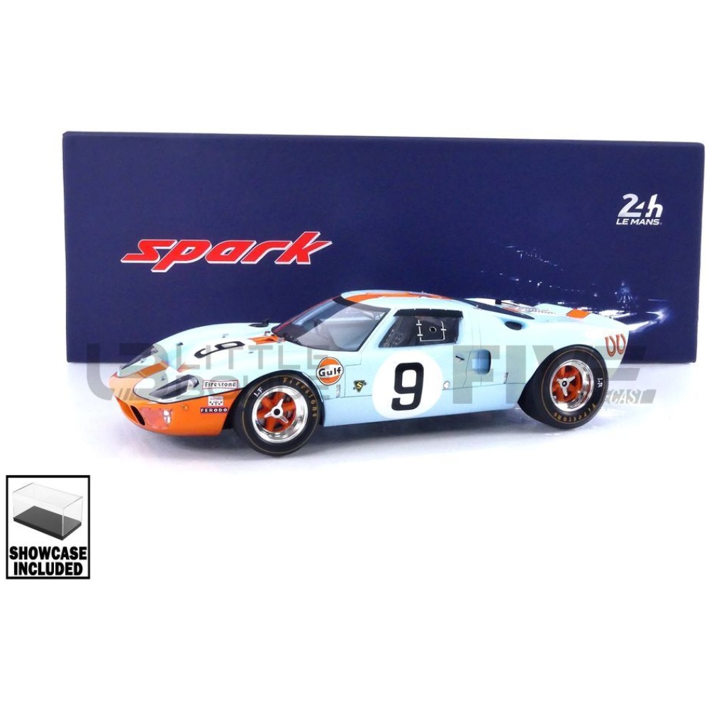 SPARK 1/18 - FORD GT 40 MK I - Winner Le Mans 1968