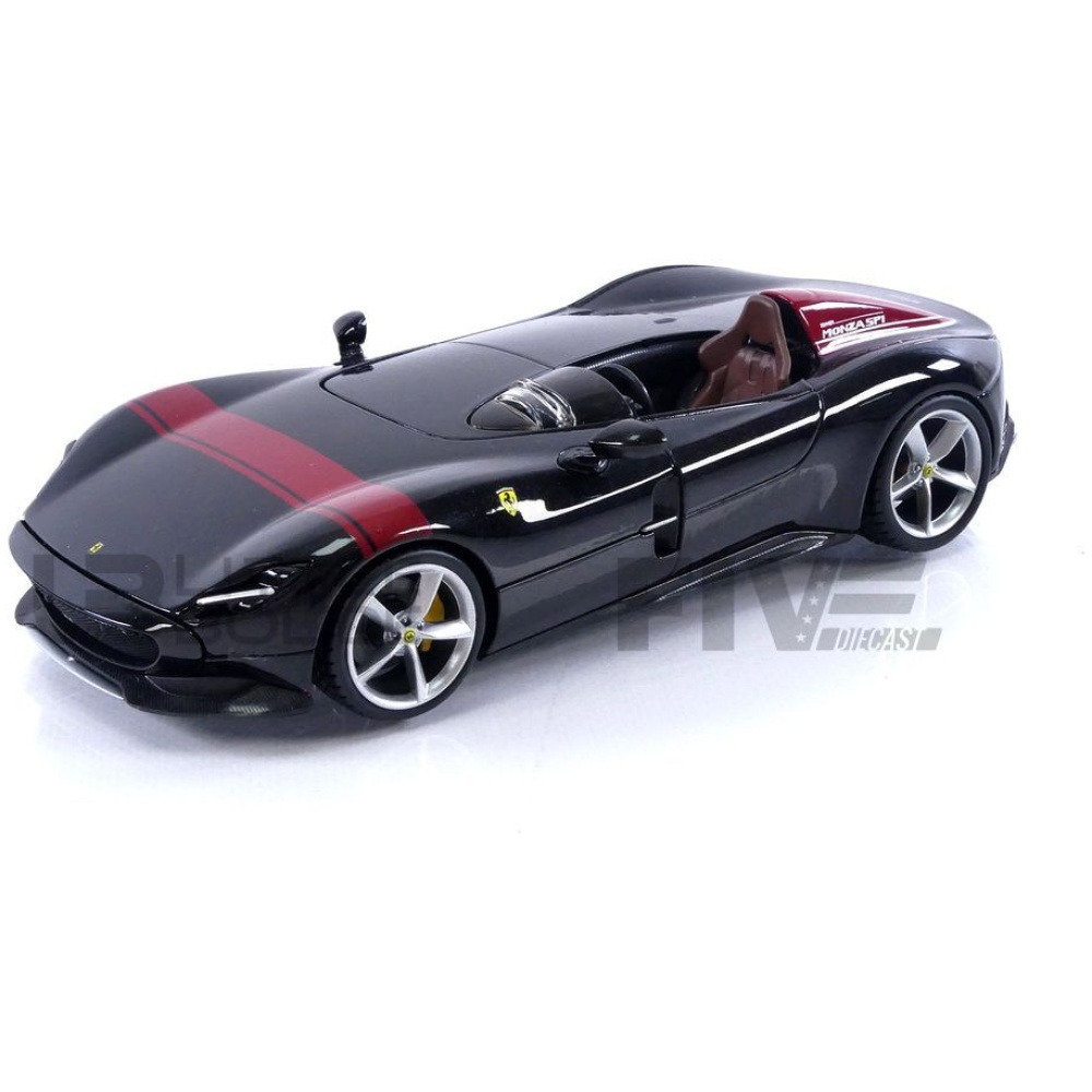 Burago 1:24 Ferrari Monza SP1 Concept Car Alloy Sports Car Model Diecasts  Metal Toy Racing Car Model Simulation Childrens Gifts