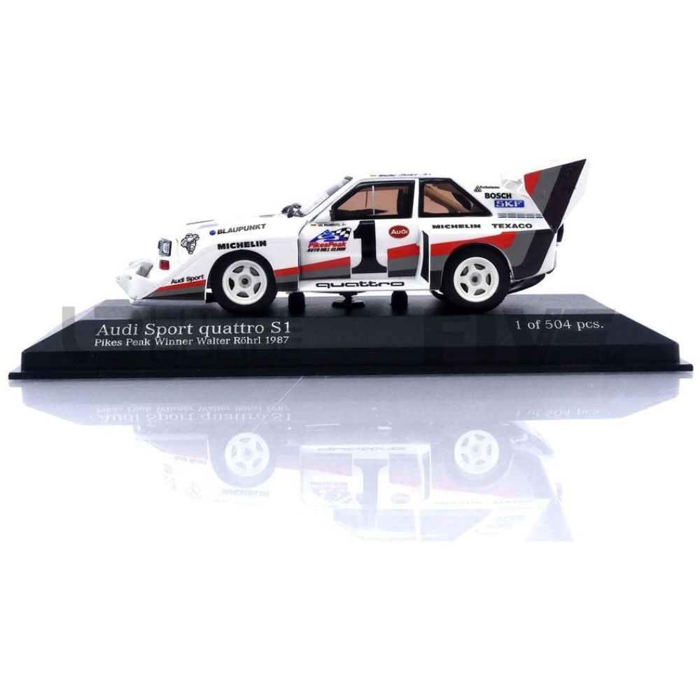 MINICHAMPS 1/43 - AUDI Quattro S1 - Winner Pikes Peak 1987