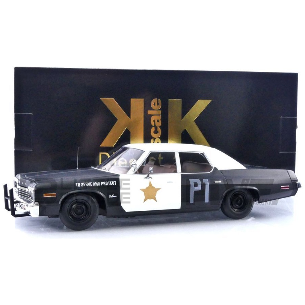 KK SCALE MODELS 1/18 – DODGE Monaco Blues Mobile – 1974 - Five Diecast