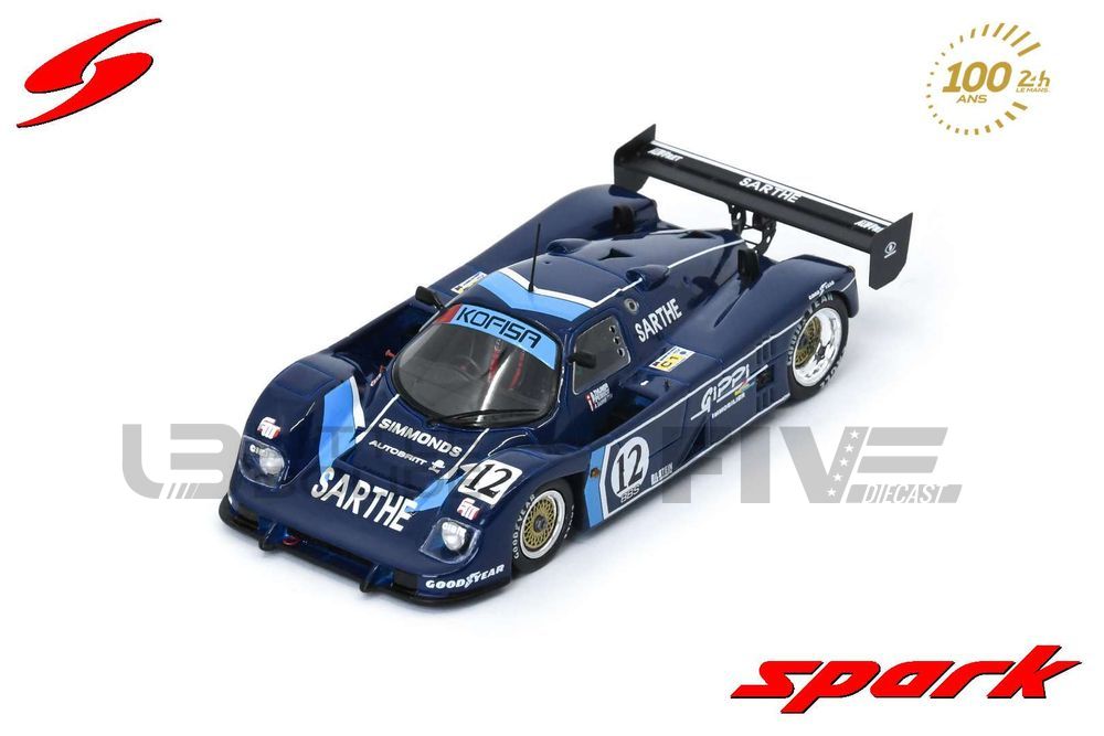 2024年秋冬新作 Spark 1/43 ランチア Mans Le 1990 SP90 LC2 ミニカー 