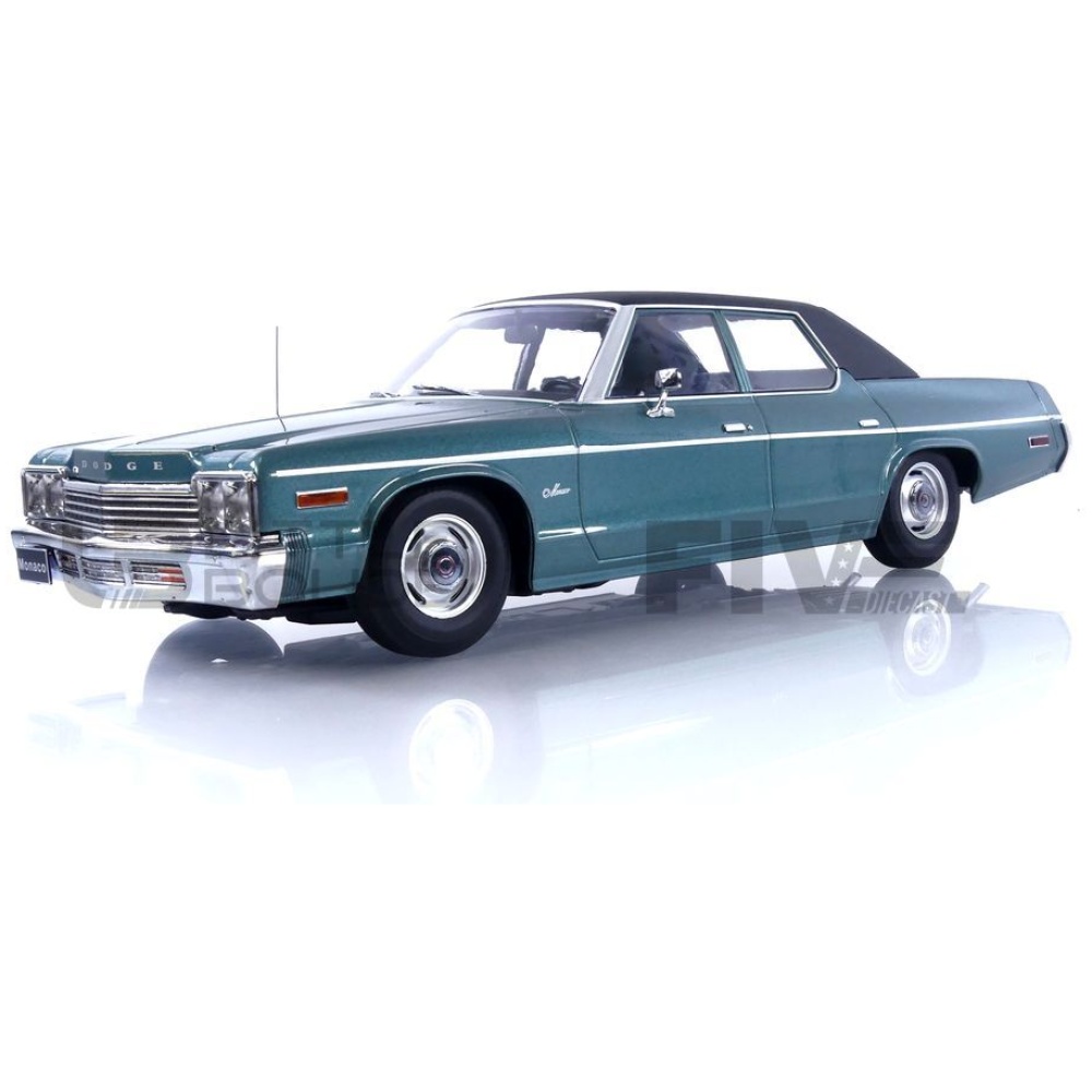181124GR – KK SCALE MODELS 1/18 - DODGE Monaco - 1974 - Five Diecast