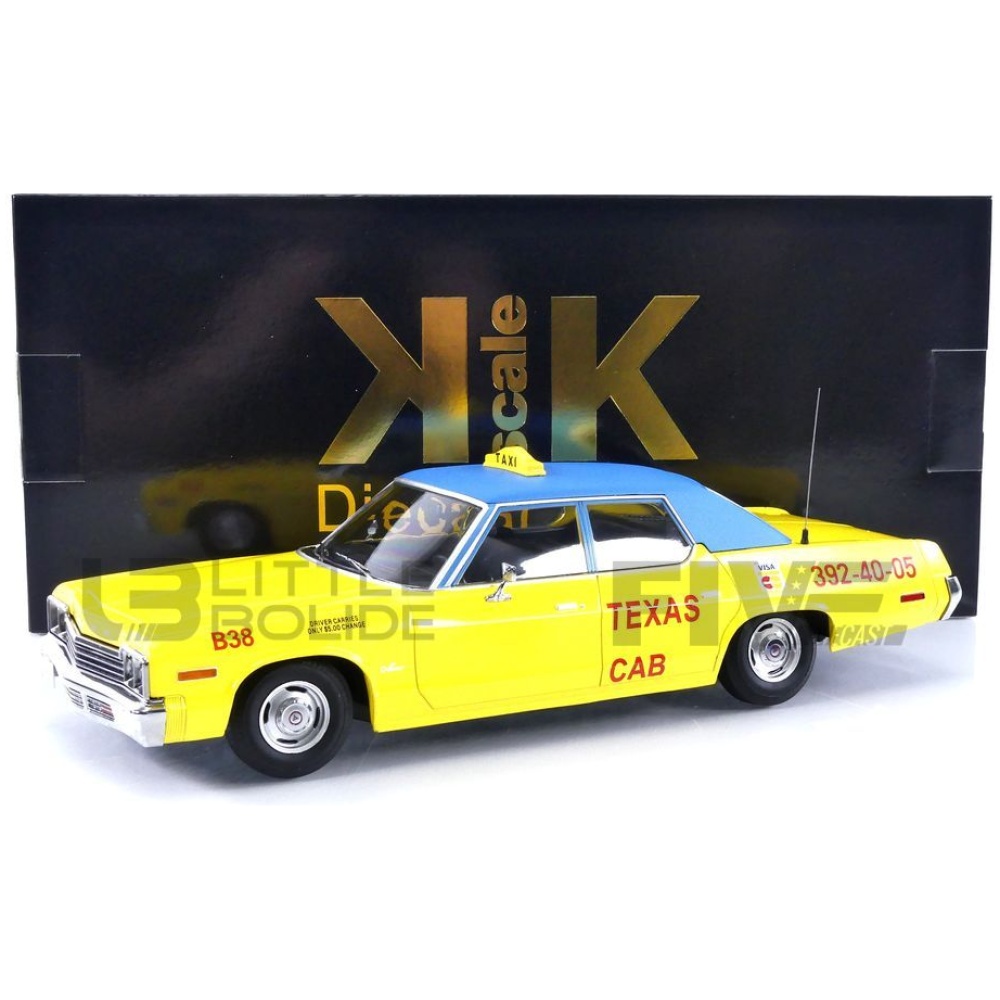 181126Y – KK SCALE MODELS 1/18 - DODGE Monaco Taxi Texas Cab