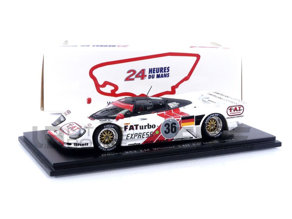 SPARK 1/43 – DAUER – PORSCHE 962 C FAT – Winner Le Mans 1994 