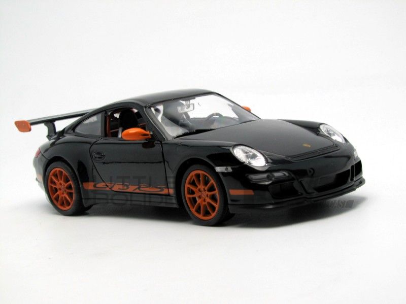 Porsche 911 / 997 Carrera S Noire 2007 Welly 18004BK - Miniatures Autos  Motos
