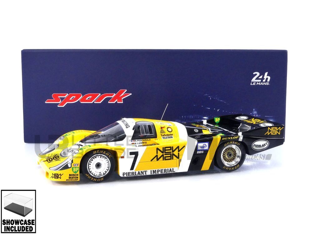 SPARK 1/18 - PORSCHE 956 New Man - Winner Le Mans 1984