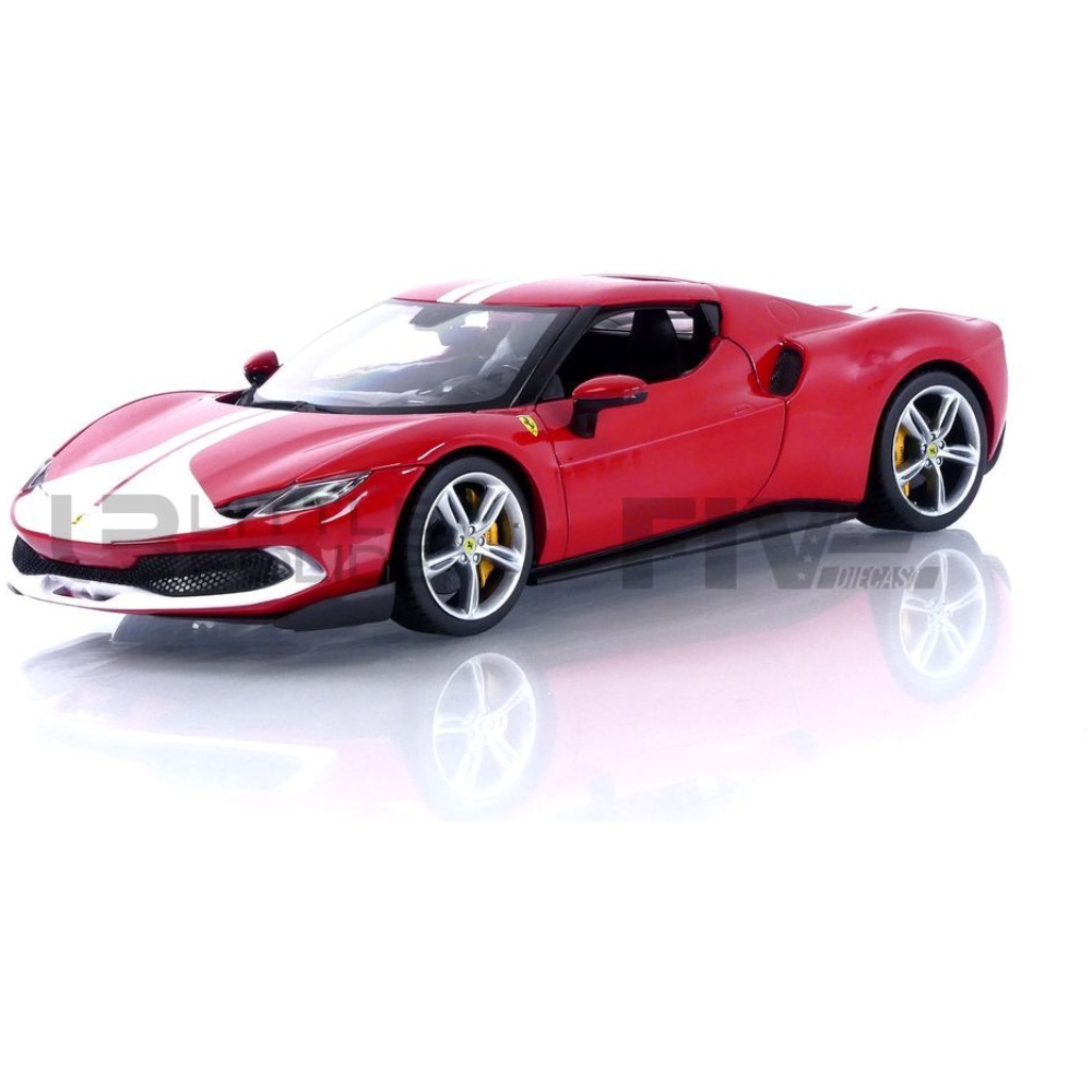 Bburago 1:18 Ferrari Race & Play R&P 296 GTB : : Jeux et Jouets