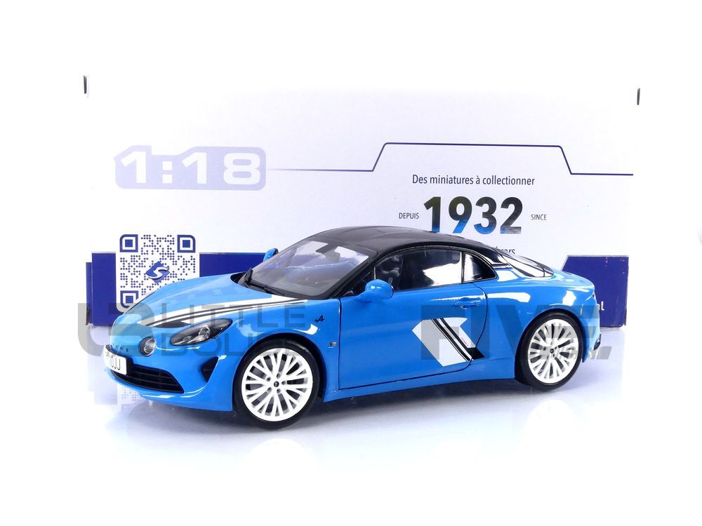 Miniature Alpine A110 1/43 Norev Pure Metallise Bleue 2018 - Voiture- miniature.com