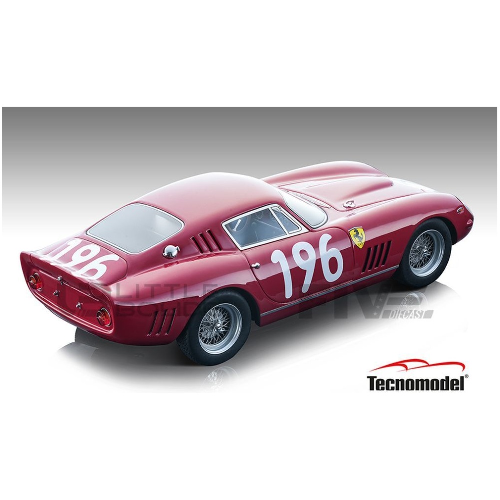 TECNOMODEL MYTHOS 1/18 - FERRARI 275 GTB/C Competizione - Targa Florio 1965