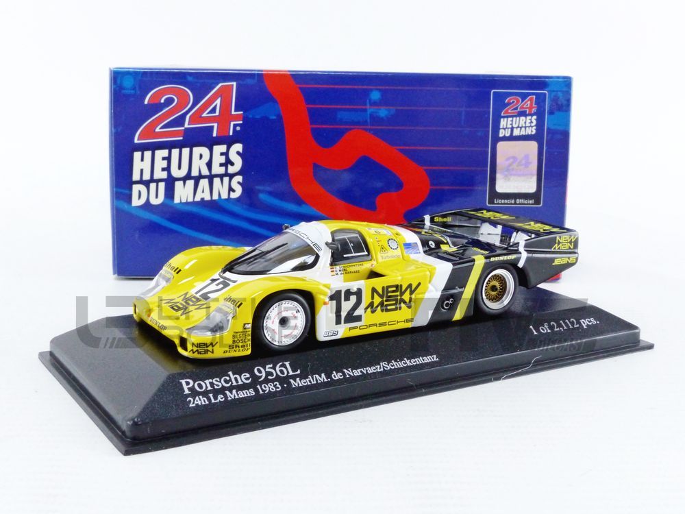 MINICHAMPS 1/43 - PORSCHE 956 L - Newman - Le Mans 83