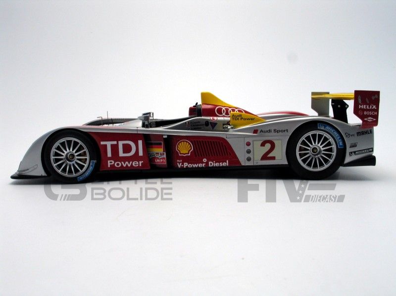 SPARK 1/18 – AUDI R10 TDI – Winner Le Mans 2008 - Five Diecast