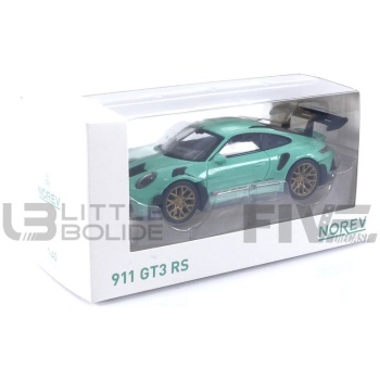 NOREV: Norev Nv750045 Porsche 911 Gt3 Rs 2022 Mint Green Con Black Adesivi  Jet Car 1:43 Modellino - Vendiloshop