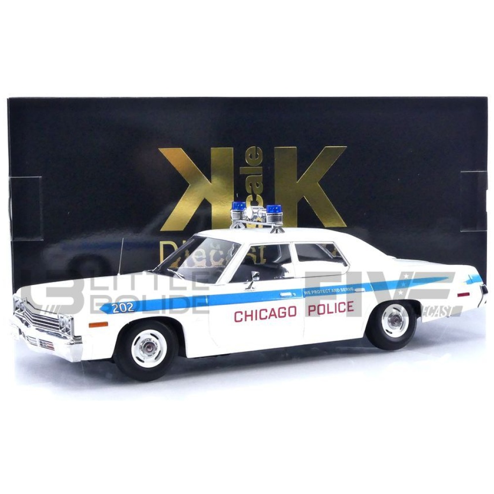 KK SCALE MODELS 1/18 - DODGE Monaco Chicago Police - 1974