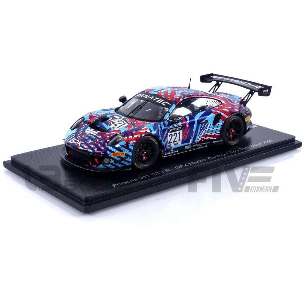 SPARK 1/43 - PORSCHE 911 GT3 R - Spa Test Days 2022