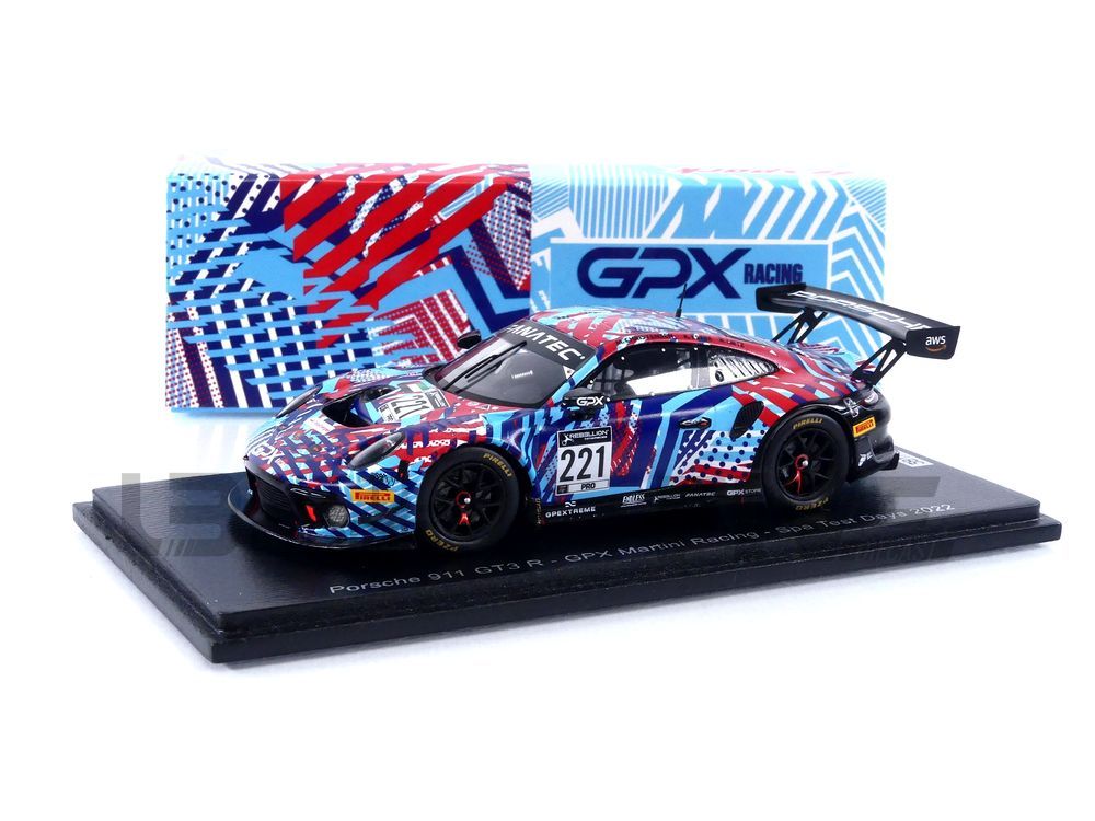 SPARK 1/43 - PORSCHE 911 GT3 R - Spa Test Days 2022