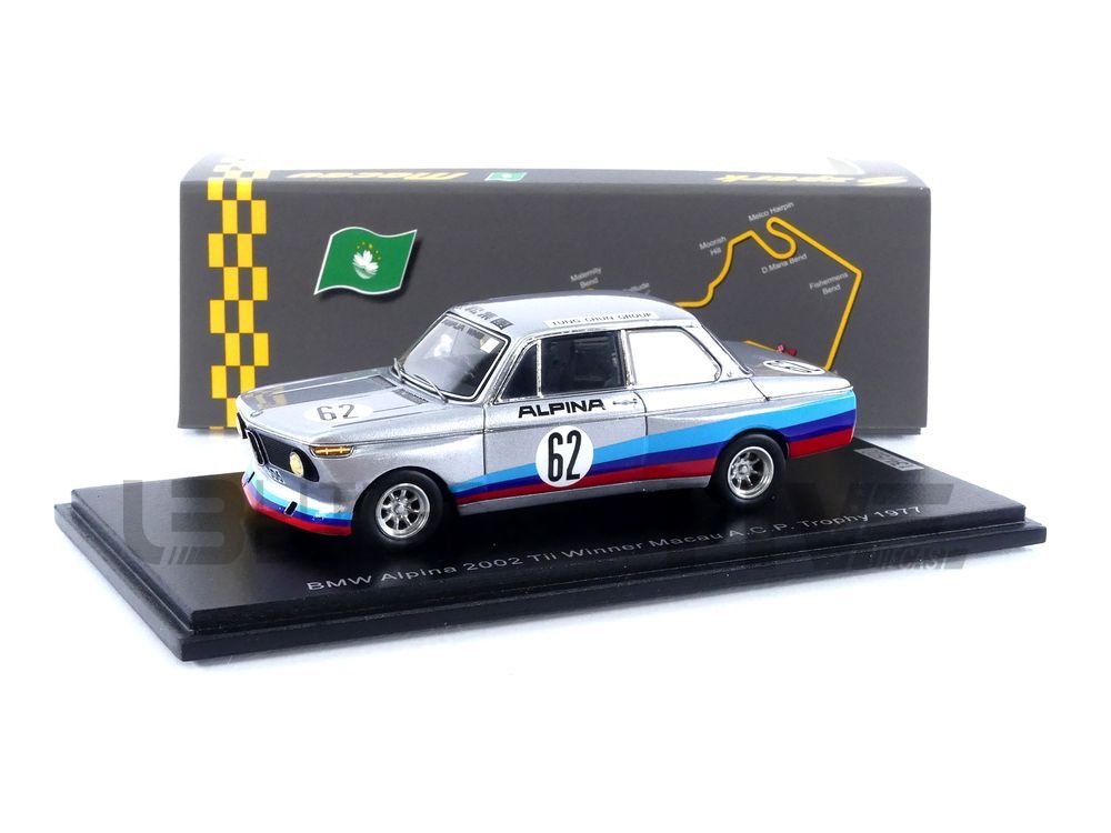 SPARK 1/43 - BMW Alpina 2002 Tii - Winner Macau 1977