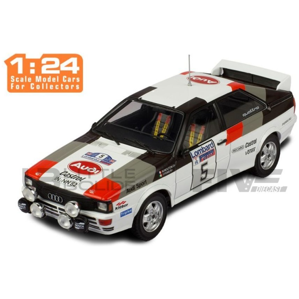 ixo 24 audi quattro a1  rac rally 1982 racing cars rallye