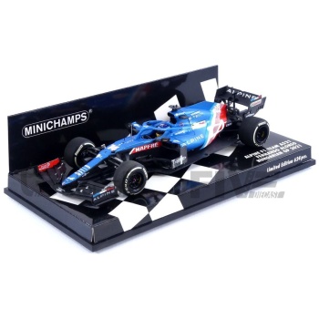 minichamps 43 alpine a521  hungary gp 2021 racing cars formula 1