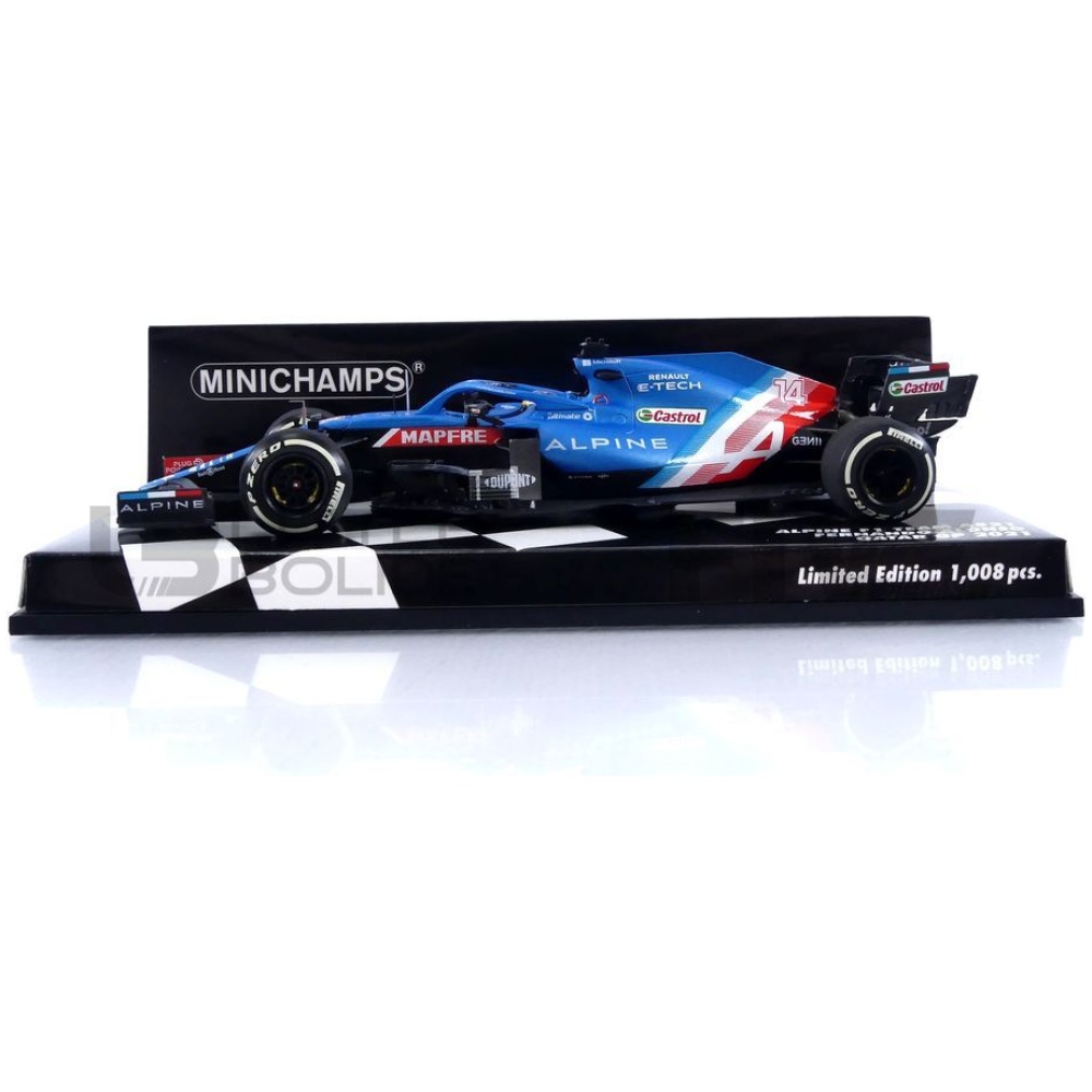 MINICHAMPS 1/43 – ALPINE F1 TEAM A521 – Qatar GP 2021 - Five Diecast