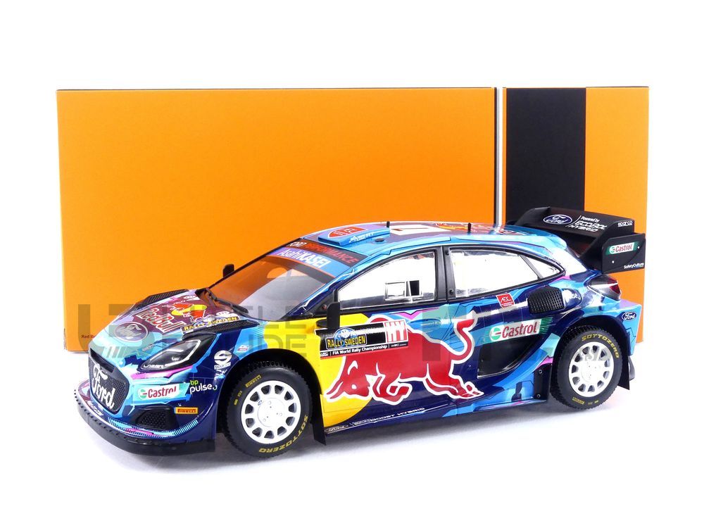 IXO 1/18 – FORD Puma Rally1 – Rally Sweden 2023 - Five Diecast