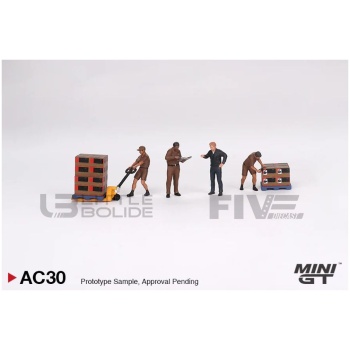mini gt 64 figurines ups driver and workers  2023 accessories figurines