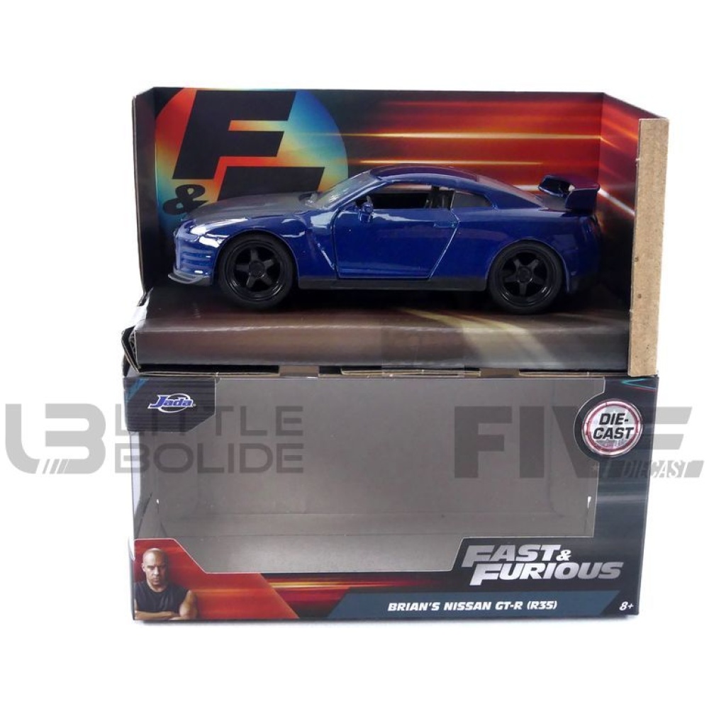 jada toys 32 nissan gtr  fast and furious  2009 movie and music