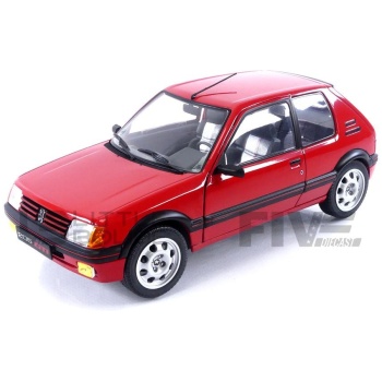 Diecast model cars Peugeot 205 GTI 1/18 Solido 1.9 Rouge
