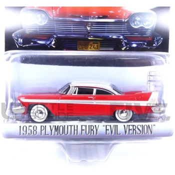 greenlight collectibles 64 plymouth fury evil version christine  1983 movie and music