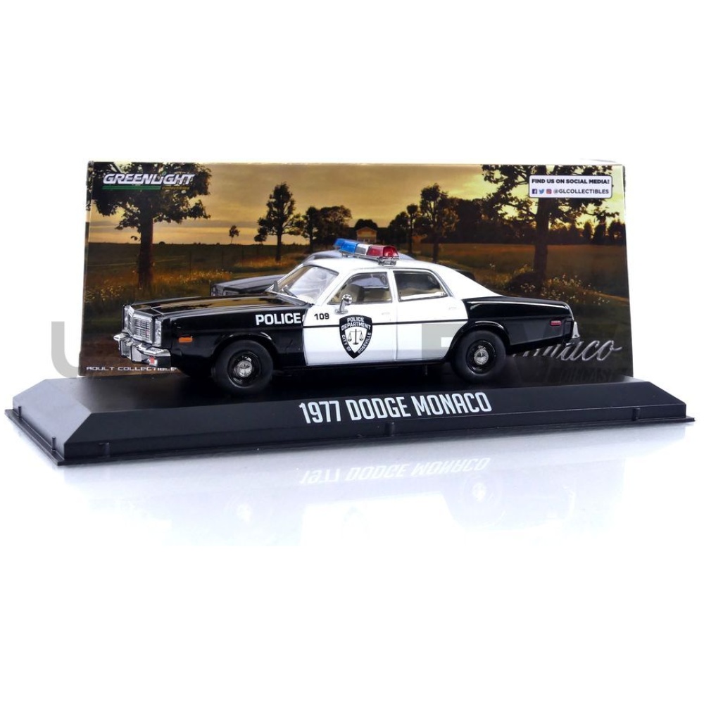 greenlight collectibles 43 dodge monaco police department city of roseville 1977 road cars military and emergency