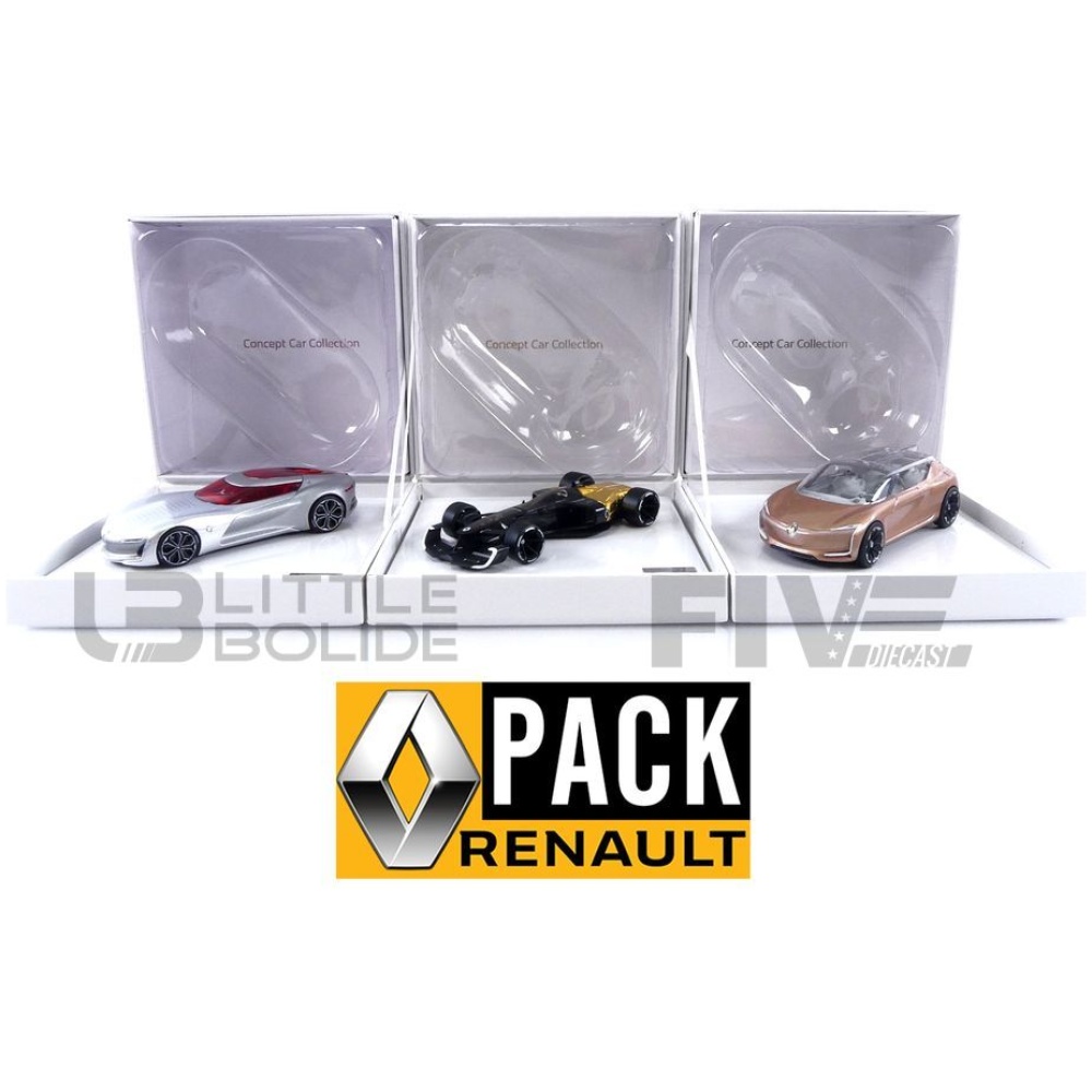 norev 43 renault pack concept symbioz  trezor  rs2027 road cars showcar