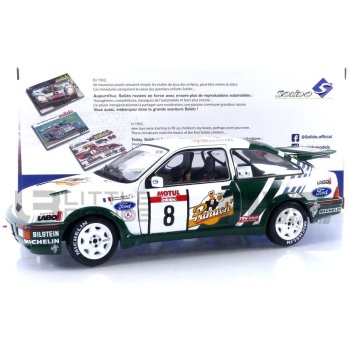 solido 18 ford sierra cosworth  tour de corse 1988 racing cars rallye