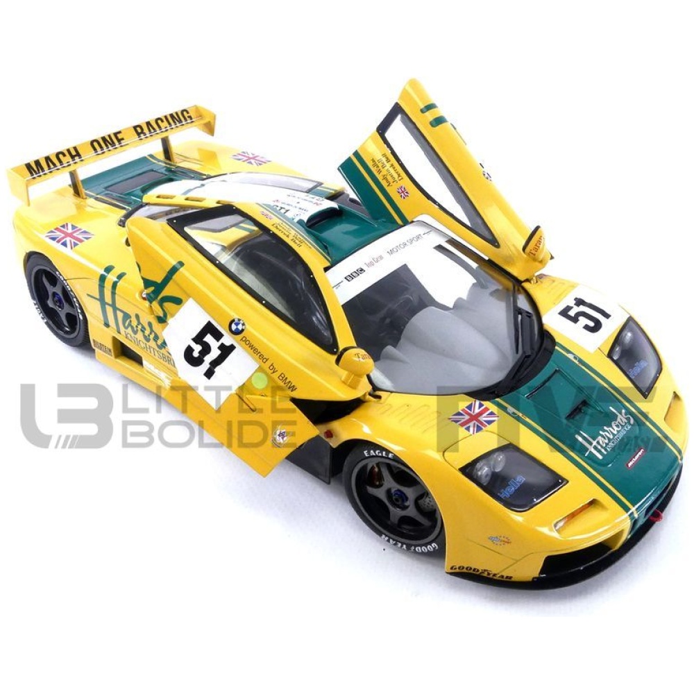  solido S1804105 1:18 F1 GT-R Short Tail 24h Le Mans  1995-Harrods McLaren Collectible Miniature car, Multi : Arts, Crafts &  Sewing