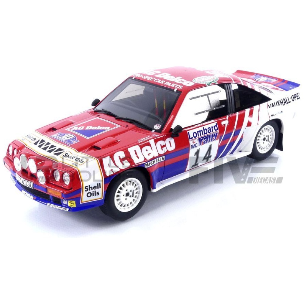 OT932 – OTTO MOBILE 1/18 - OPEL Manta R - RAC Rallye 1985 - Five Diecast