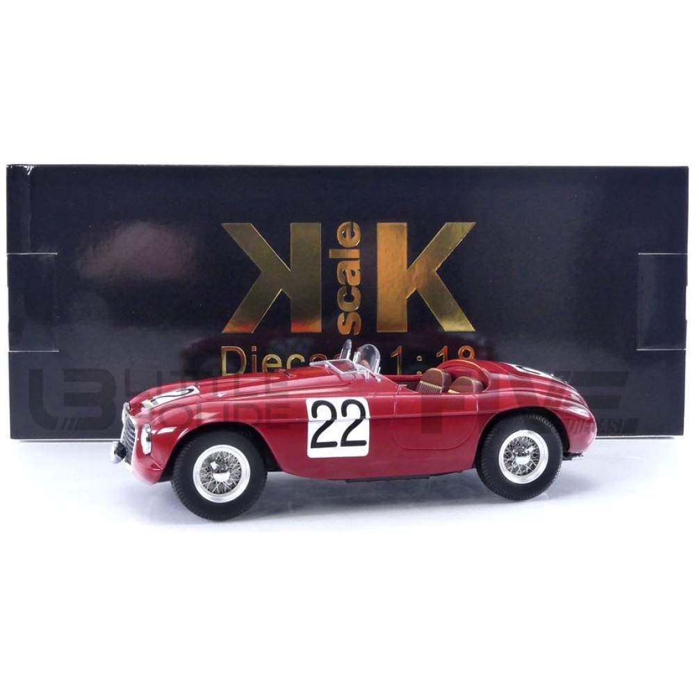 KK SCALE MODELS 1/18 – FERRARI 166 MM Barchetta – Winner Le Mans 