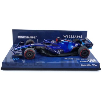 minichamps 43 williams fw44  gp bahrein 2022 racing cars formula 1