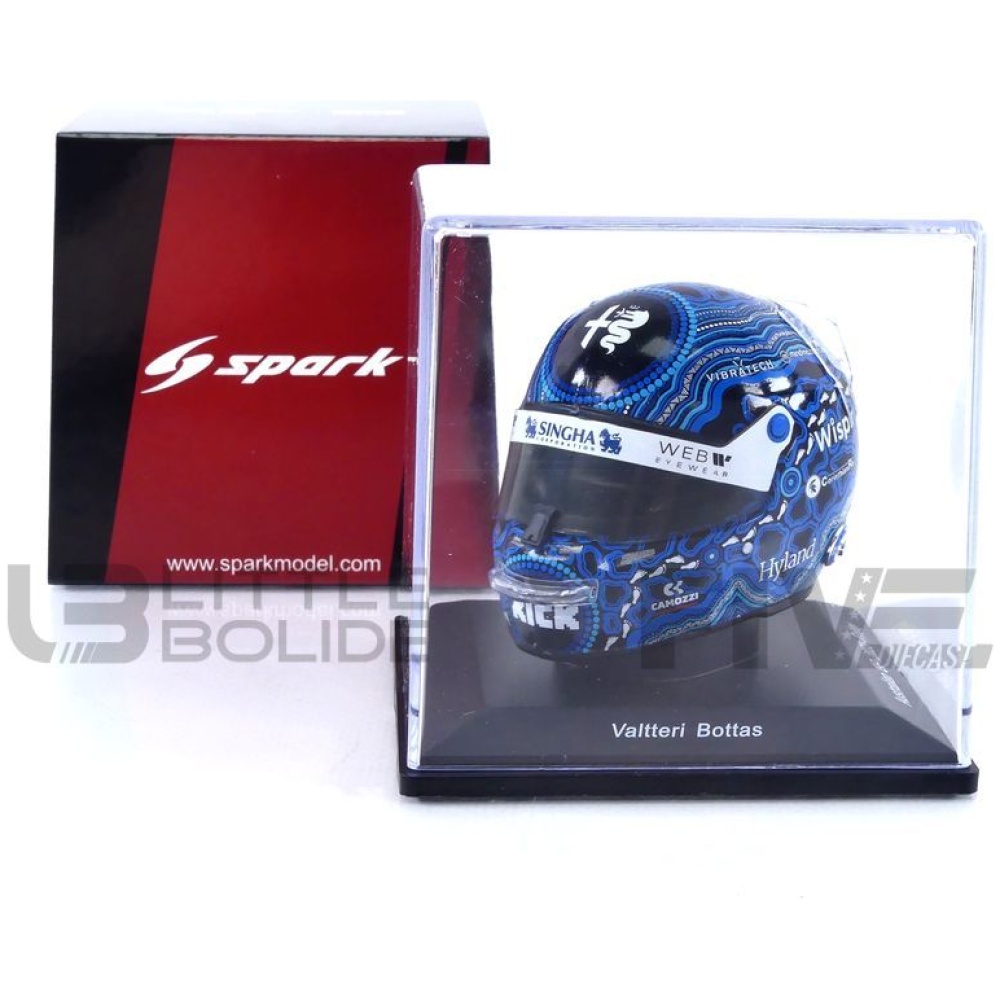 spark 5 casque valtteri bottas  australian gp 2023 accessories mini helmets