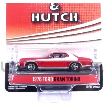greenlight collectibles 64 ford gran torino crashed version starsky & hutch  1976 movie and music