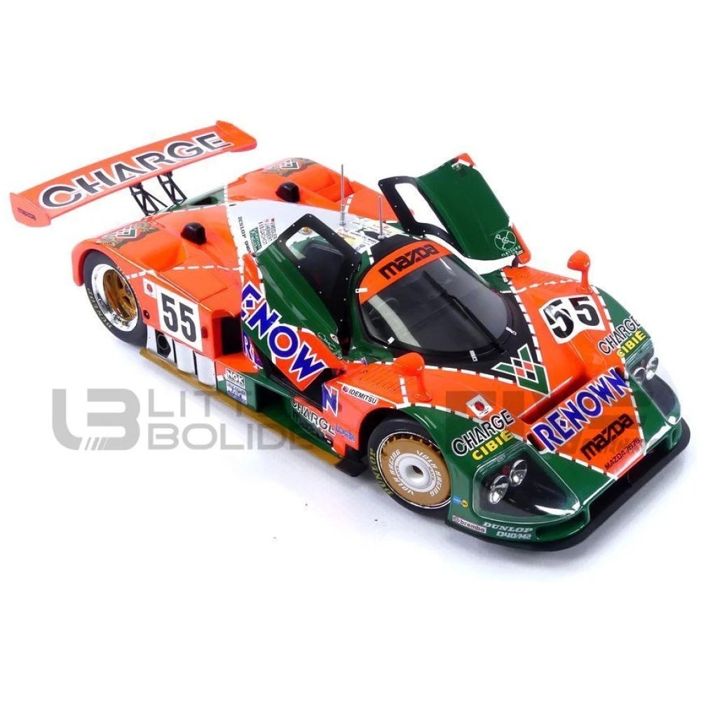 kk scale models 18 mazda 787b  winner le mans 1991 racing cars le mans
