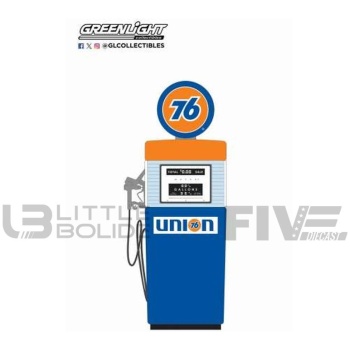 greenlight collectibles 18 pompe à essence wayne 505union 76  vintage gas pump accessories garage