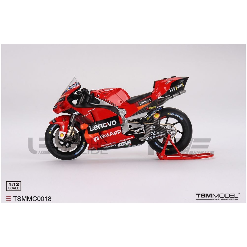truescale miniatures 12 ducati desmosedici gp22  presentation 2022 road cars motorcycle