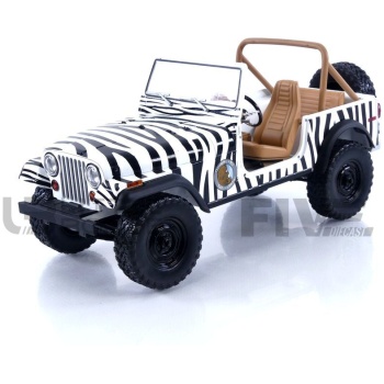 greenlight collectibles 18 jeep cj7 ace ventura  1995 road cars 4x4 and suv